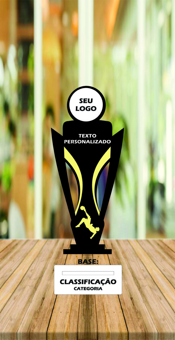 TROFÉUS EM MDF PARA FUTEVÔLEI FTV-001 - Image 2